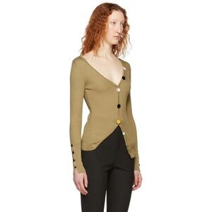 Jacquemus Brown Le Cardigan Tordu Cardigan